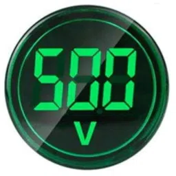 RAVG Metar 003 Digital SMD Display Volt Meter,Big Digit Voltage Indicator Measuring Range 60-500 V AC,22 mm Lights Tester (Atom Green) Pack of 1 Digital Voltage Tester-11