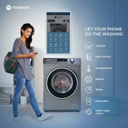 motorola 6.5 kg Garment Sterilization Fully Automatic Front Load with In-built Heater Grey image 2