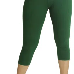 Women Green Capri-image-12