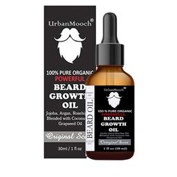 UrbanMooch Men Set of Beard Oil & Sheesham Wood Beard Comb 30ml-20