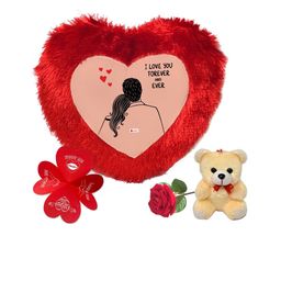 Indigifts  Red & Black 4 Pcs Valentine Gifts-23