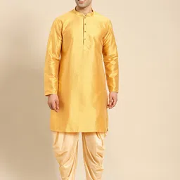 Amodh by Kisah Mandarin Collar Thread Work Jacquard Cotton Straight Kurta-image-98