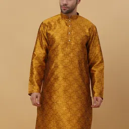 KRAFT INDIA Men Gotta Patti Jacquard Kurta-picture-37
