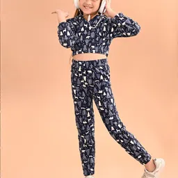 LilPicks Girls Printed Crop Top With Joggers-picture-48