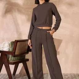 all about you Self Design Sweatshirt With Trousers Co-Ords-picture-7