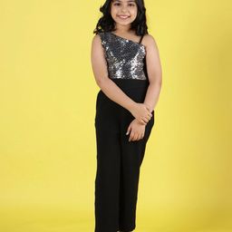 NEUDIS Girls One Shoulder Sequinned Top & Trousers-image-17