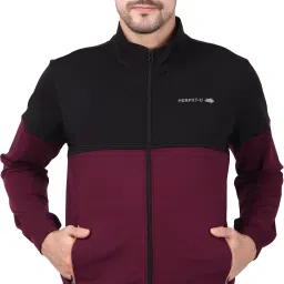 PERFKTU Perfktu Lightweight Antimicrobial Training Sports & Gym Jacket For Men Colorblock Men Wind Cheater-image-10