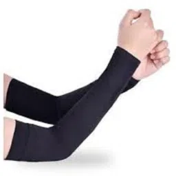 MEN WOMEN ARM SLEEVES BLACK Driving Gloves-image-12