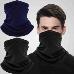 Black, Blue Bike Face Mask for Men & Women-image-17