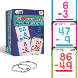 Math Flash Cards for Subtraction - 1st Grade, 2nd Grade, 3rd Grade Math-6