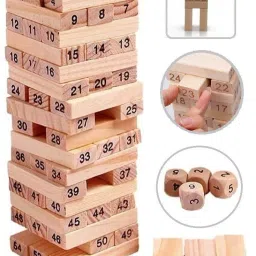 Tumbling Tower Wooden Block Stacking Game-2