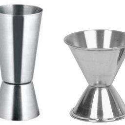 Dynore Stainless Steel Set of 2 Double Sided Peg measures - 30&60, 20&40 ml each 2 - Piece Bar Set-3