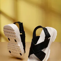 Women Lightweight Comfort Summer Trendy Premium Stylish Party Casual Extra Soft Wedges Sandal-image-9