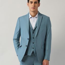 arrow Men 3-piece Solid Suit-picture-17