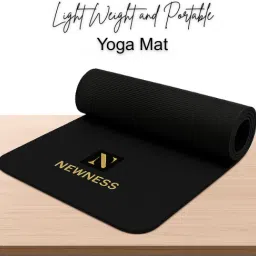Premium Exercise Yoga Mat for Men and Women – NBR Yoga Mat with Strap 4 mm Yoga Mat-image-5