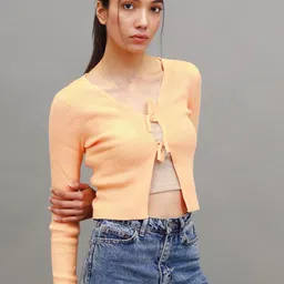 NoBarr Ribbed Cardigan Sweater-image-17