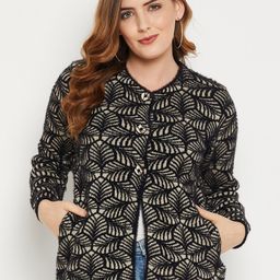 Zigo Women Floral Printed Wool Sweater-image-98