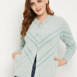 Zigo Women Striped Wool Sweater-image-18