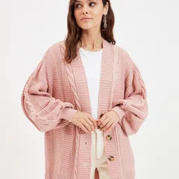Trendyol Cable Knit Cardigan-34