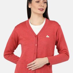 Monte Carlo Women Red Cardigan-6