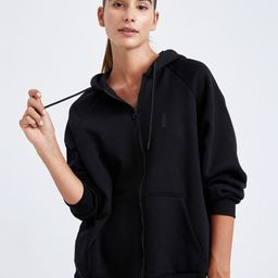 DeFacto Women Black Solid Cardigan-image-28
