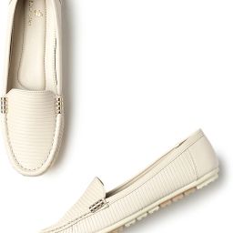 Marc Loire Women Cream Casual Shoes Loafers For Women-37