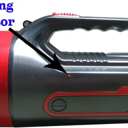 mitsales 1.5 Km Long Range Torch With 100 W Laser Light,Strong ABS Plastic Body 10 hrs Torch Emergency Light image 4