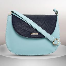 fastrack Blue Women Sling Bag - Medium Sling Bag for Girls-picture-45