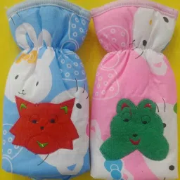 Baby Feeding Cotton Bottle Cover - Pack of 2 -250ml (Multicolor) (Multicolor)-image-82