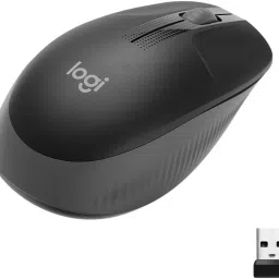 Logitech M190 / Full Size Ambidextrous Curve Design, Scooped Buttons Wireless Optical Mouse-2