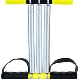 ukr sales Multipurpose Triple Spring Tummy Trimmer (Home Exerciser) Ab Exerciser (Yellow) Ab Exerciser image 2