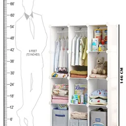 Sasimo Blue & White Printed Reusable Multi-Utility Organiser image 3