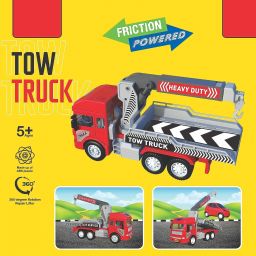 ow Truck | Friction Powered Big Size Plastic Toy Vehicle for Kids to Play-8