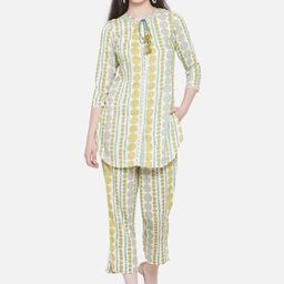 KALINI Abstract Printed Tunic & Trousers-picture-7