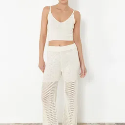 Trendyol Self Design Shoulder Straps Top & Trouser-picture-43