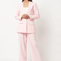 HOUSE OF S Lapel Collar Long Sleeves Blazer with Trousers Co-Ord Set-picture-10