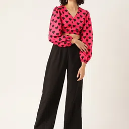 Sleek Italia Conversational Printed Top With Trousers Co-Ords-picture-8