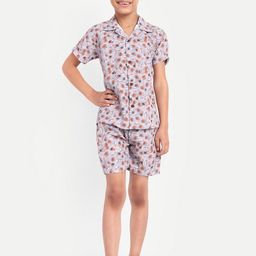 BAESD Kids Printed Pure Cotton Shirt With Shorts-image-53