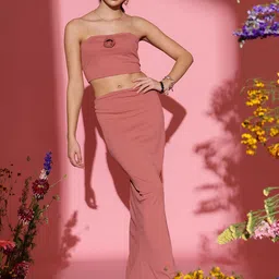 STREET 9 Shoulder Strap Top With Skirt Co-Ords-picture-4
