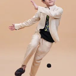 BAESD Boys Long Sleeves Jacket with Trousers-image-23