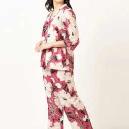 Bannos Swagger Printed Top & Trousers-image-72
