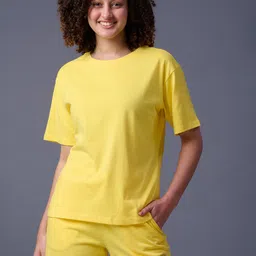 GO DEVIL Round Neck Pure Cotton T-Shirt With Shorts Co-Ord Set-33