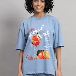 GRIFFEL Graphic Printed Pure Cotton T-Shirt With Shorts Co-Ords-picture-15