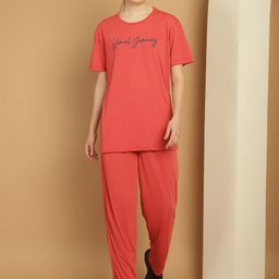 VIMAL JONNEY Printed Sports T-Shirt With Trousers-image-96
