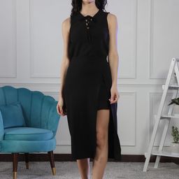 NEUDIS Tie-Up Detail Top & Skirt Co-Ords-image-4