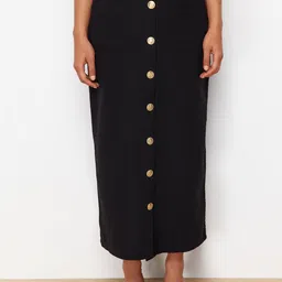 Trendyol Button-Detailed Coat With Skirt-picture-57