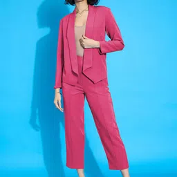 SASSAFRAS worklyf Shawl Collar Blazer With Trousers-image-17