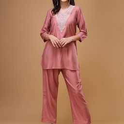 Bani Women Ethnic Motifs Embroidered Tunic & Trouser-image-83