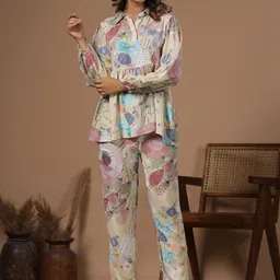 RangDeep Printed Collar Neck Tunic & Trousers Co-Ords-image-44