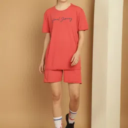 VIMAL JONNEY Typography Printed Tracksuit-image-2